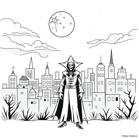 Halaman Mewarnai Dark Deception