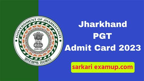 Jharkhand Ssc Jssc Pgt Teacher Admit Card 2023 झारखंड एसएससी जेएसएससी