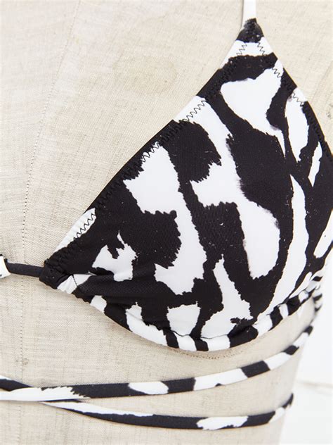 Lcw Dream Beyaz Boyundan Ba Lamal Desenli Kad N Bikini St S Bm Z Lu Lcw