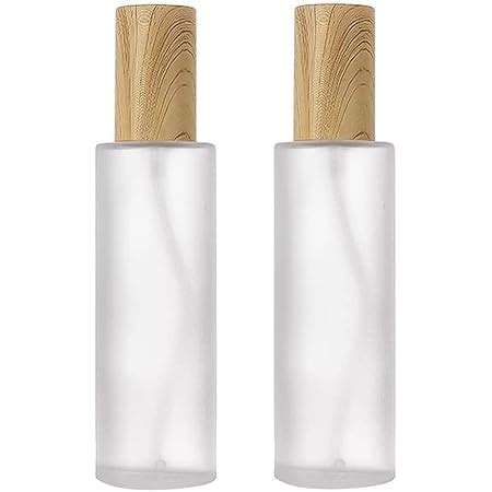 Amazon COSIDEA 6 Piece Empty Bamboo 60 Ml Frosted Glass Bottle