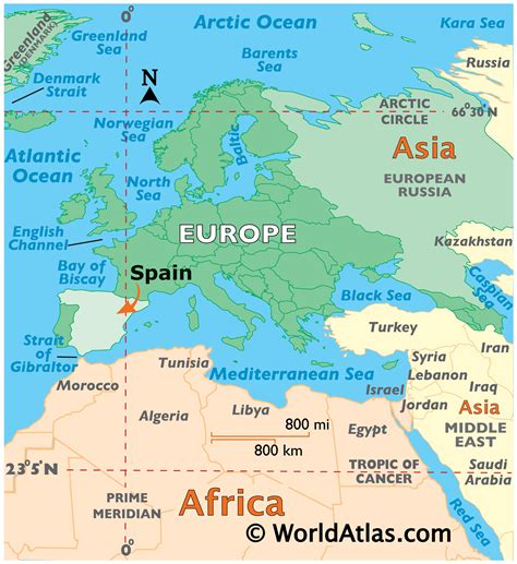 Spain Map / Geography of Spain / Map of Spain - Worldatlas.com