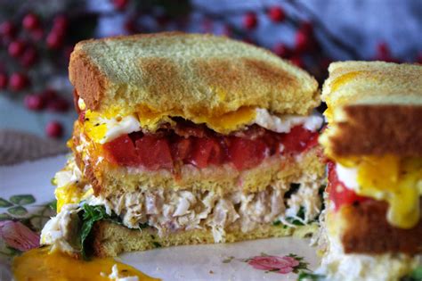 Turkey Salad Club Sandwich