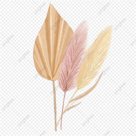 Grass Flower Flower Wall Watercolor Plants Hand Drawn Flowers