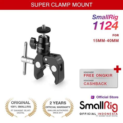 Jual Smallrig Clamp Mount V Ball Head Mount Hot Shoe