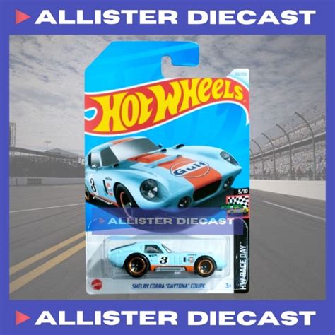 Hot Wheels Shelby Cobra Daytona Coupe Gulf Hotwheels Shelby Cobra Gulf Hw Race Day Shopee