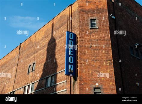 Oxford England Uk February 6th 2020 Sign For The Odeon Cinema On