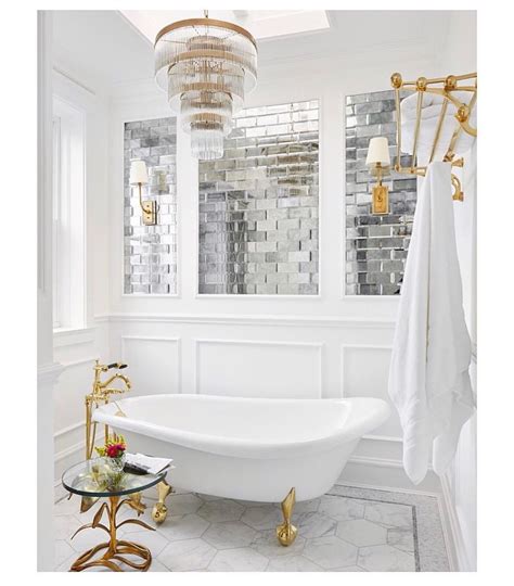 Ванная зеркальная плитка под кирпич | Зеркальная плитка, Плитка под ...