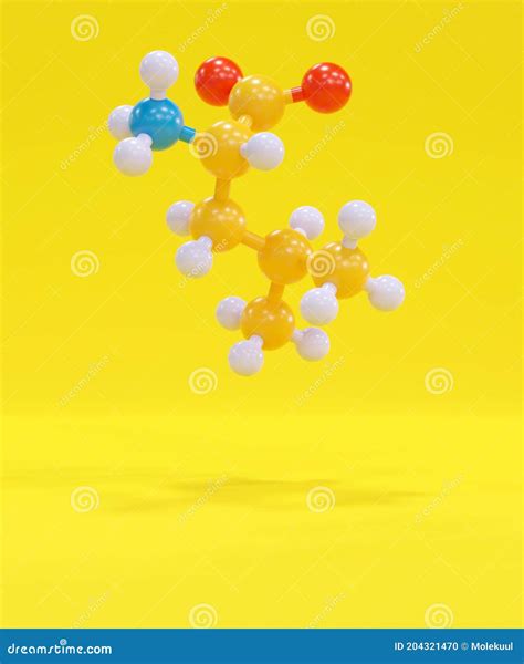 Leucine Molecular Structure Leucine Skeletal Chemical Formula