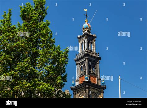 Westerkerk Protestant Church In Amsterdam Netherlands Stock Photo Alamy