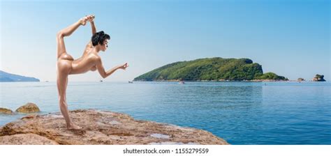 Beautiful Naked Woman Practicing Yoga Poses Stock Photo Shutterstock