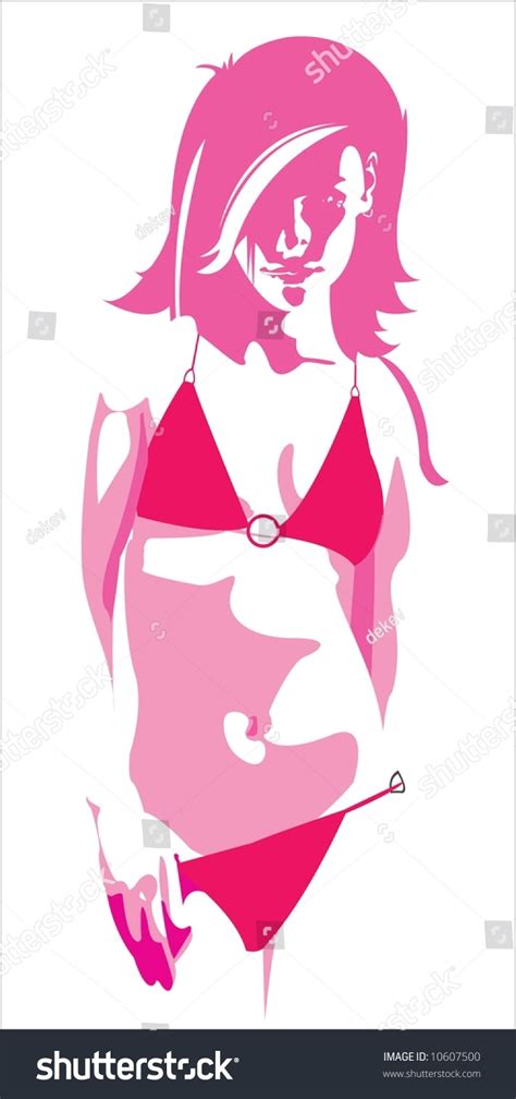 Bikini Lady Stock Vector Royalty Free 10607500 Shutterstock