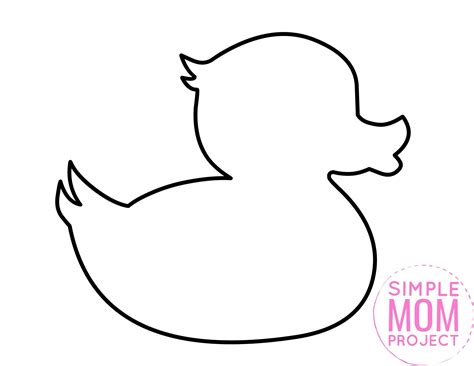 duck stencil printable 6