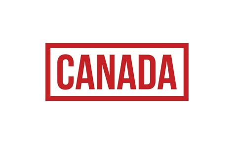 Canada Rubber Stamp Seal Vector Vector Art At Vecteezy