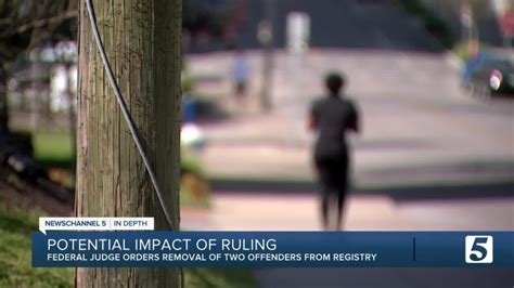 Ruling Could Signal Future Change To Tennessee S Sex Offender Registry YouTube