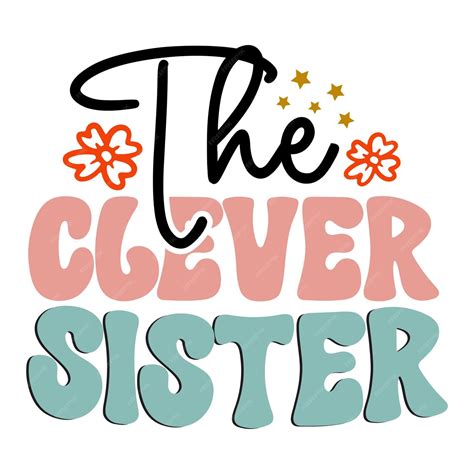 Premium Vector Sisters Retro Svg Bundle Funny Sister Retro Svg