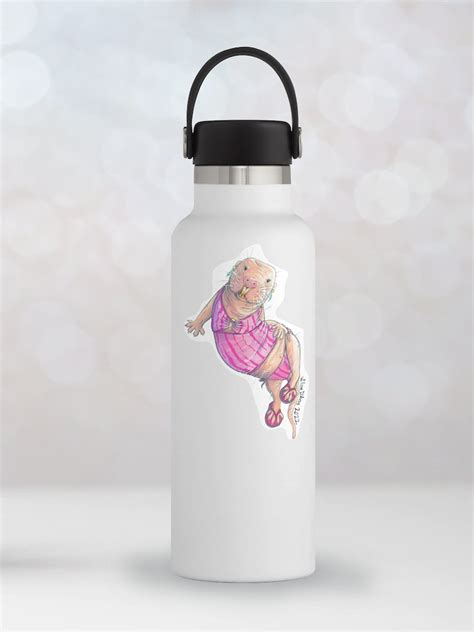 Naked Mole Rat In Pink Bikini Sticker Decal Etsy