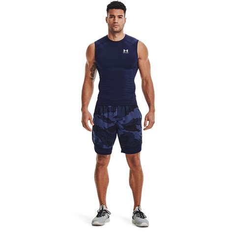 Under Armour Heatgear Canotta Allenamento Uomo Midnight Navy