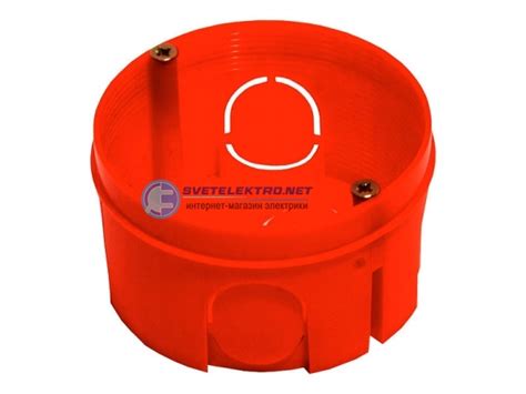 Коробка установочная 60х38мм круглая индивидуальная упаковка КУ1105-И ...