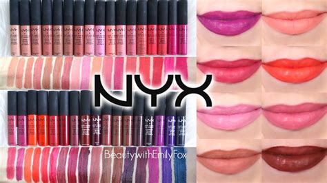 Nyx Soft Matte Lip Cream Swatches