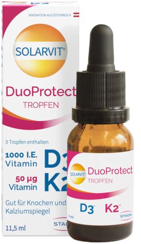 Solarvit DuoProtect D3 K2 Tropfen Von Stada Valsona De