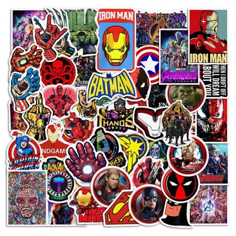 Stiker Disney Marvel The Avengers Isi 24 28 Pcs Lazada Indonesia