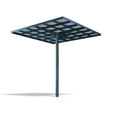 Навес парковый 'Квадрат' модульный купить в Москве от производителя Новалур