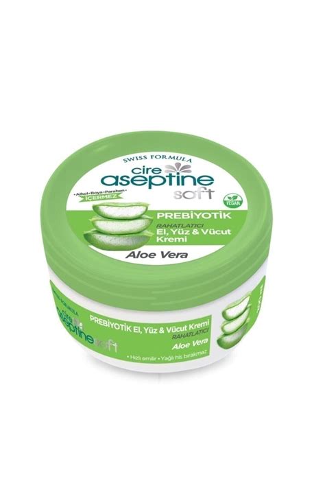 Cire Aseptine Cire Aceptine Soft prebiyotik Aloe Vera el, Yüz Ve Vücut ...