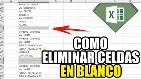 Formula Para Borrar Celdas En Blanco En Excel Image To U