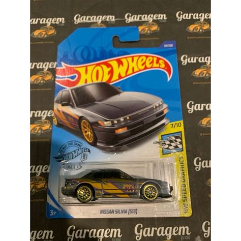 Nissan Silvia S13 Hot Wheels GHB40 HW Speed Graphics Shopee Brasil