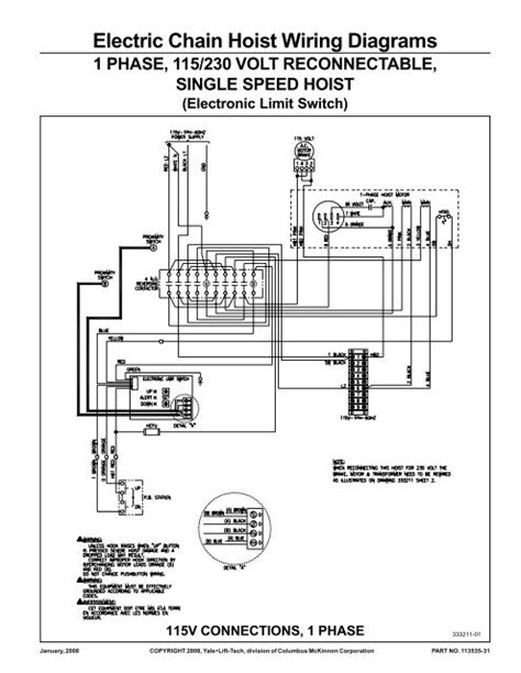 Dayton Electric Hoist Wiring Diagram - Wiring Diagram