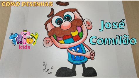 José Comilão Desenho - TotoyKids - Como desenhar o José Comilão (desenho infantil) - YouTube
