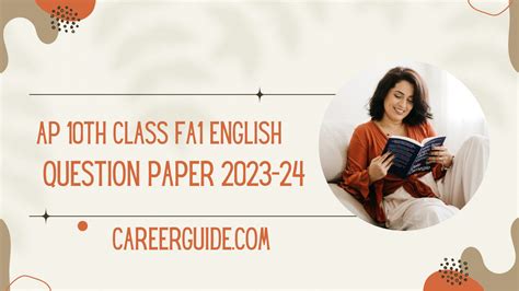 AP 10th Class FA1 English Question Paper 2023 24 PDF CareerGuide