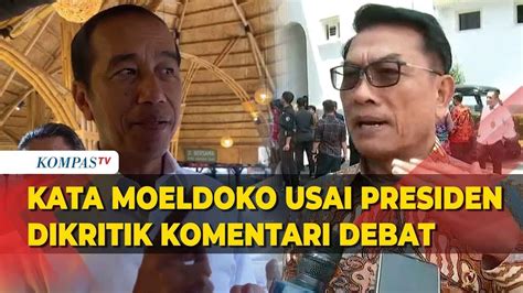 Presiden Jokowi Dikritik Usai Komentari Debat Capres Begini Jawab