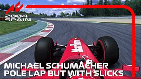 Michael Schumacher S Pole Lap But With Slicks Spanish Grand Prix