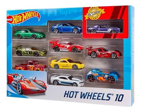 Pacote 10 Carrinhos Hot Wheels Sortidos 54886 Mattel Parcelamento Sem Juros