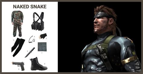 Dress Like Naked Snake Costume Halloween And Cosplay Guides