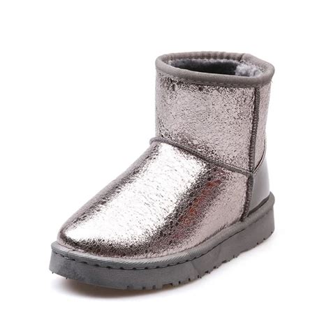 Женские зимние теплые ботинки; короткие плюшевые женские ботильоны без ...