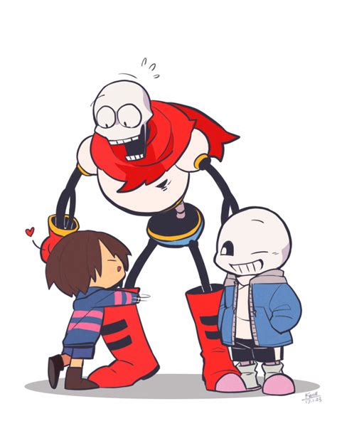 【undertale】传说之下精美人物图包 （friskandsansandpapyrus篇） 哔哩哔哩