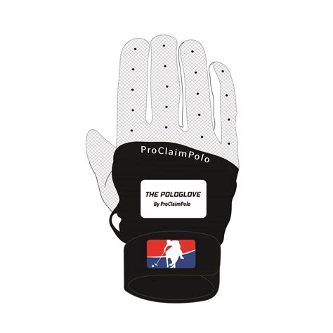 The classic polo glove - Black - Right hand - Model S - ProClaim Polo