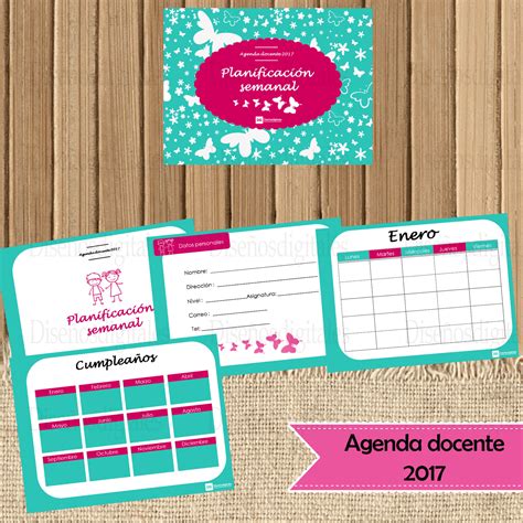 Agendas Editables Escolares Para Imprimir | Ciclo 2021-2022