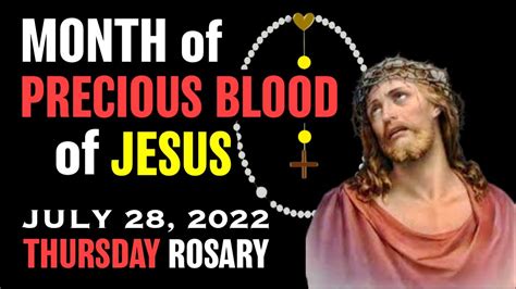 Today Holy Rosary Thursday July 28 2022 The Holy Rosary Thursday