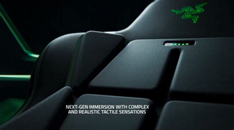 Razer Unveils The World S First HD Haptics Gaming Chair Cushion