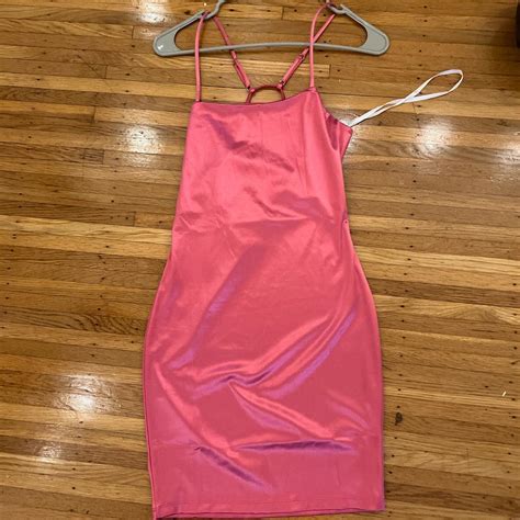 Hot Barbie Pink Bodycon Mini Dress Perfect For Depop