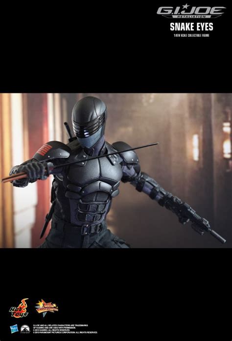 Hot Toys G I Joe Retaliation Snake Eyes Figure Revealed Mint Condition Customs