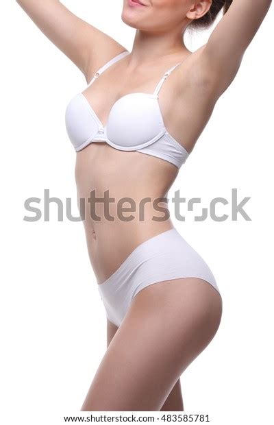 Sexy Woman White Lingerie Gorgeous Figure Stock Photo Shutterstock