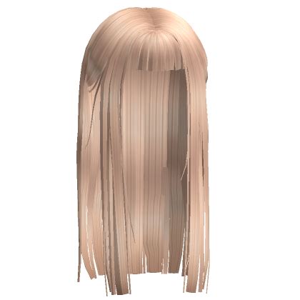 Hime Blonde Long Straight Hair W Bangs Roblox