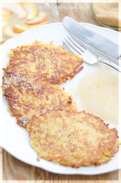 Kartoffelpuffer Mit Apfelmus Die Puddingschule