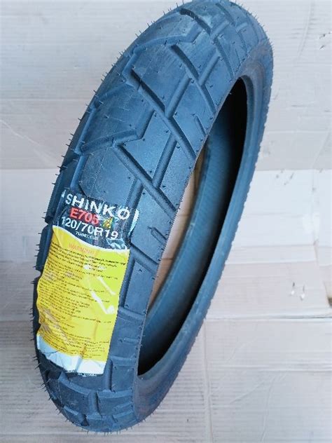 120/70R19, E705 tubeless trail master (SHINKO) made in Korea | Lazada PH