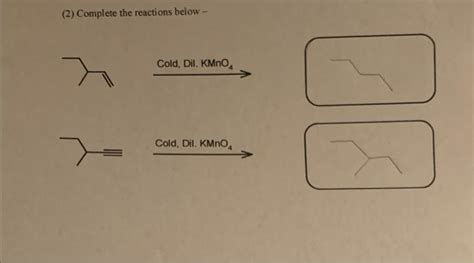 Solved Steps Hot Conc Kmno Hot Conc Kmno Chegg