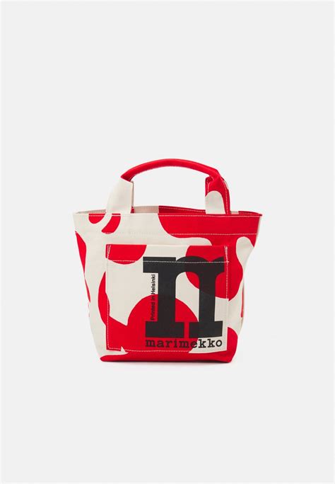 Marimekko MONO MINI TOTE PULLOPOSTI BAG - Handtasche - red/rot - Zalando.at